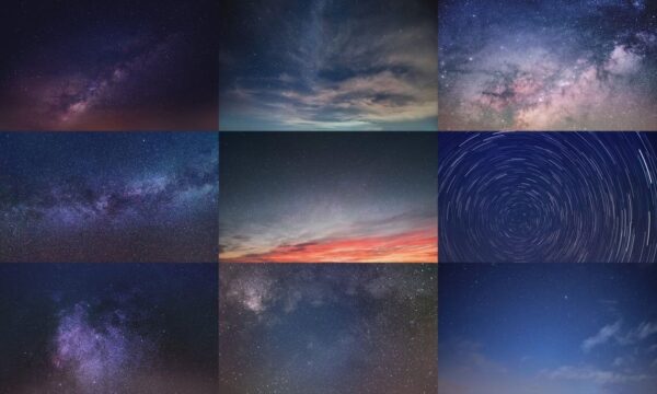 Starry Sky Photo Overlays Pack 01